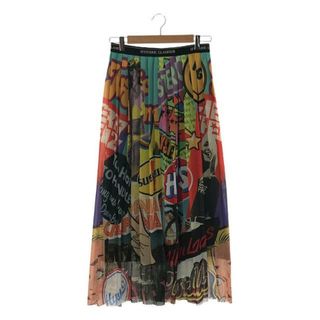 HYSTERIC GLAMOUR / ヒステリックグラマー | 2021SS | SUMMER OF 70s柄 ランダムプリーツスカート | F | マルチカラー | レディース