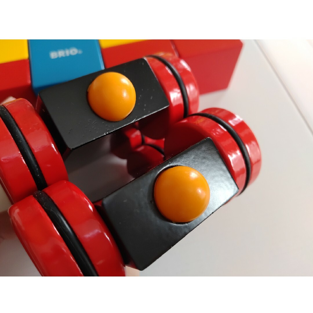 BRIO(ブリオ)の木のおもちゃ　BRIO マグネット式スタッキングトレイン キッズ/ベビー/マタニティのおもちゃ(知育玩具)の商品写真