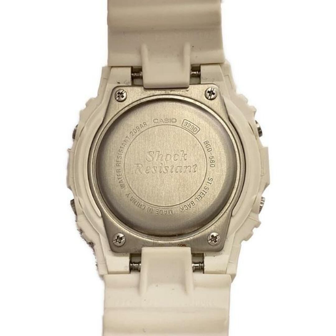 G-SHOCK(ジーショック)のG-SHOCK / ジーショック | BABY-G デジタル 腕時計 | ホワイト | レディース レディースのファッション小物(腕時計)の商品写真