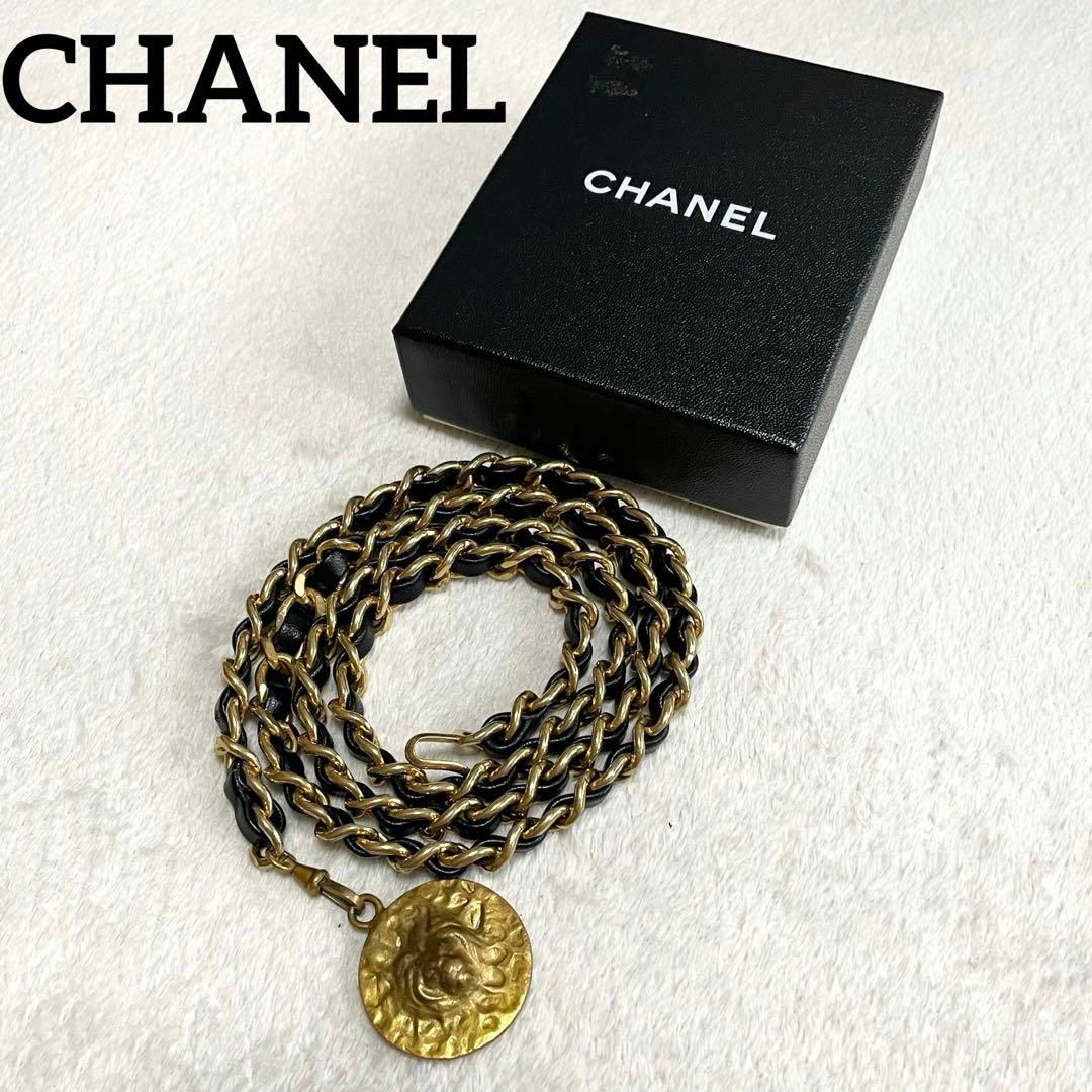 CHANEL(シャネル)の【人気品✨箱付き】☆CHANEL☆シャネル☆チェーンベルト☆ライオン☆ゴールド☆ レディースのアクセサリー(その他)の商品写真