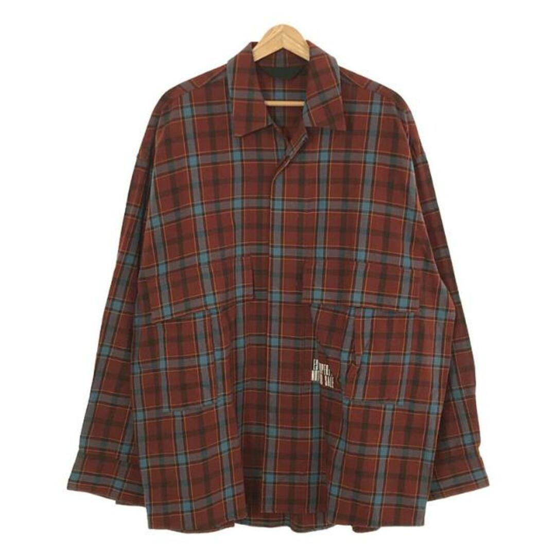 ESSAY / エッセイ | OVERSIZED OPEN COLLAR SHIRT チェック ESSAY / エッセイ | OVERSIZED OPEN COLLAR SHIRT チェック