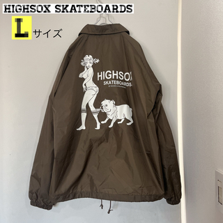 【美品♡】Highsox skateboard コーチジャケット　ハイソックス(ナイロンジャケット)