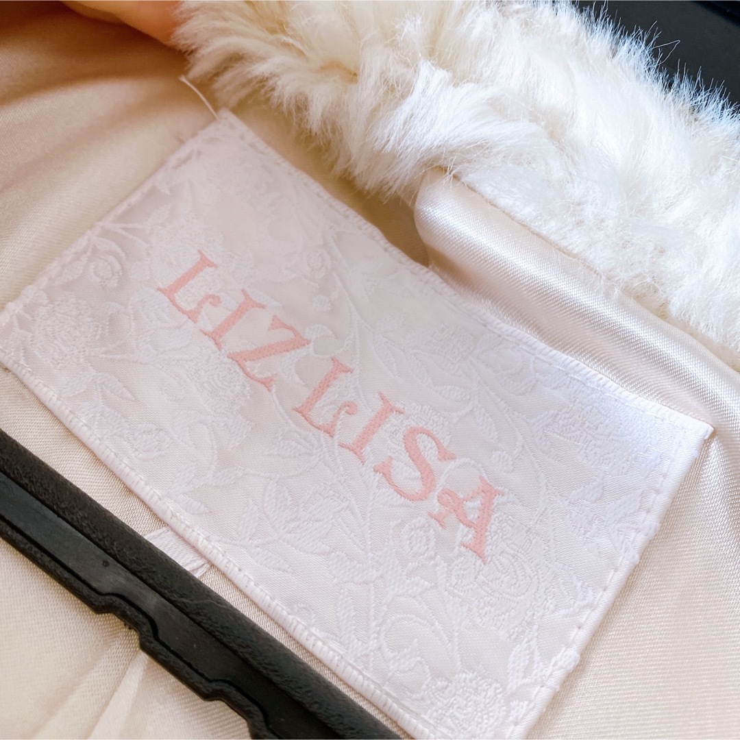 LIZ LISA(リズリサ)のLIZLISA ノーカラー ファーコート レディースのジャケット/アウター(毛皮/ファーコート)の商品写真