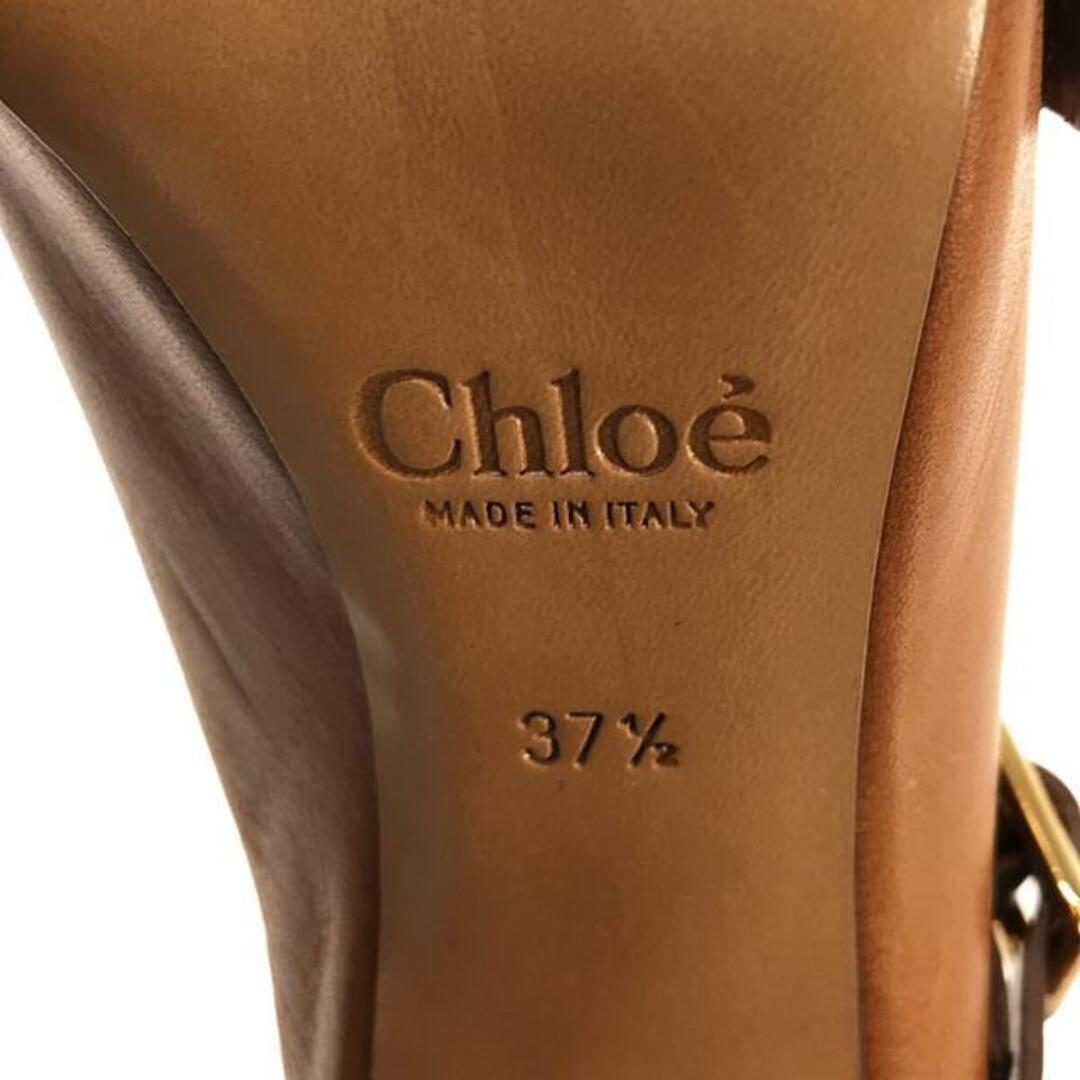 Chloe(クロエ)のChloe / クロエ | ダブルストラップサンダル | 37 1/2 | キャメル | レディース レディースの靴/シューズ(サンダル)の商品写真