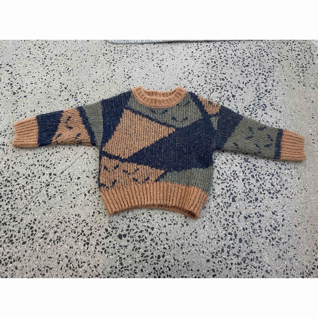 こども ビームス(コドモビームス)のThe animals observatory ニット 3year キッズ/ベビー/マタニティのキッズ服男の子用(90cm~)(ニット)の商品写真