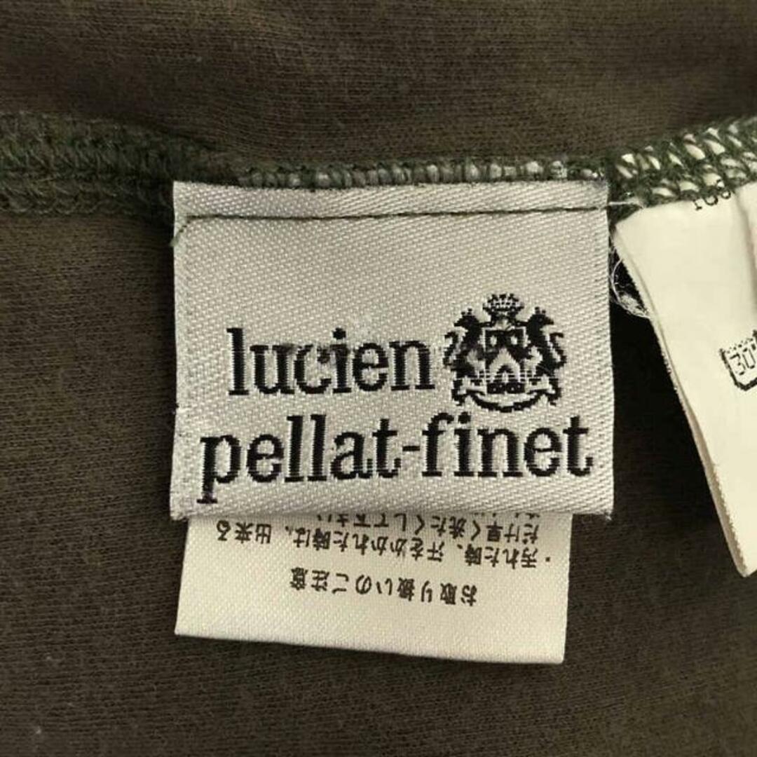 Lucien pellat-finet(ルシアンペラフィネ)のlucien pellat-finet / ルシアンペラフィネ | コットン スカル バックプリント ロングスリーブ Tシャツ | L | カーキ | メンズ メンズのトップス(Tシャツ/カットソー(七分/長袖))の商品写真