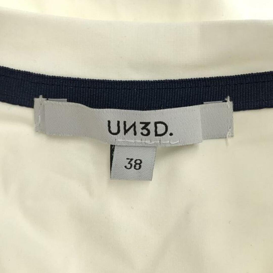 UN3D.(アンスリード)のUN3D / アンスリード | フロントタック Tシャツ | 38 | ホワイト | レディース レディースのトップス(Tシャツ(半袖/袖なし))の商品写真