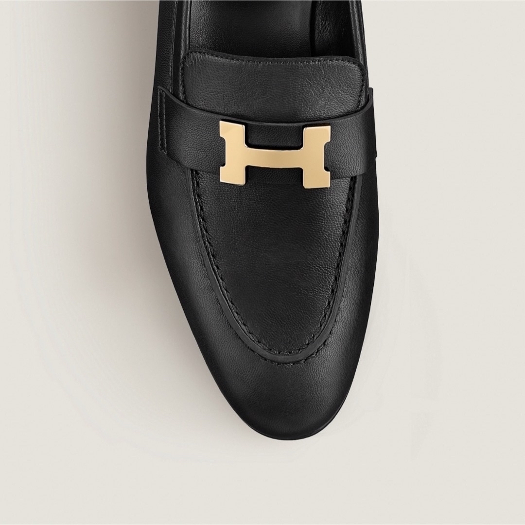 HERMES - 【新品・未使用】エルメス モカシン パリ ノワール 37 HERMES - 【新品・未使用】エルメス モカシン パリ ノワール 37