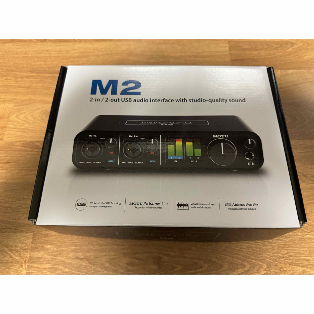 MOTU 見よ M2 USBオーディオインターフェース MOTU 見よ M2 USBオーディオインターフェース
