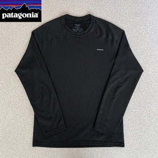 パタゴニア(patagonia)のパタゴニア キャプリーン3 クルーネック ベースレイヤー ブラック XS(Tシャツ/カットソー(七分/長袖))
