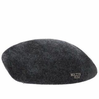 【即完売・入手困難】Matin Kim ベレー帽 グレー タグ付き 帽子(ハンチング/ベレー帽)