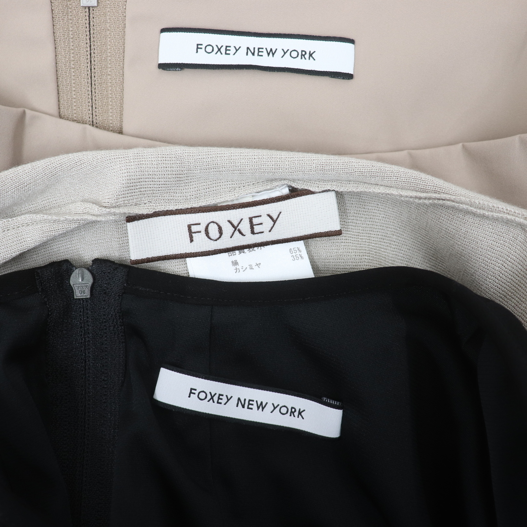 FOXEY(フォクシー)のITSE23JG43IE FOXEY NEWYORK フォクシー ニューヨーク カーディガン スカート ワンピース 3点セット サイズ 40 レディースのトップス(カーディガン)の商品写真