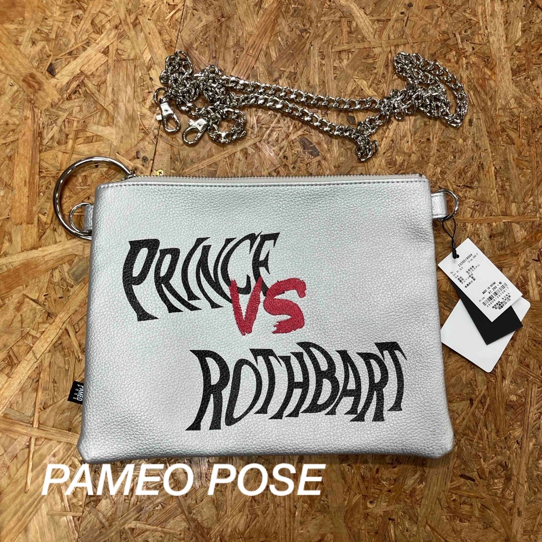 PAMEO POSE(パメオポーズ)のタグ付き　PAMEO POSE 2way チェーンショルダー　クラッチバッグ レディースのバッグ(ショルダーバッグ)の商品写真