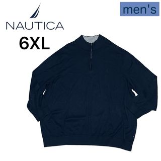 ノーティカ(NAUTICA)のNAUTICA メンズ ハーフジップ ニット プルオーバー 大きいサイズ (ニット/セーター)