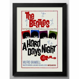 14344■A3アートポスター『ビートルズ　Beatles』絵画 イラスト(その他)