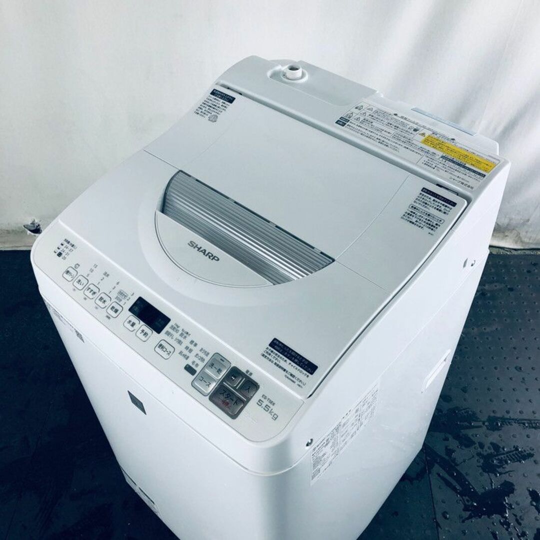 ★送料・設置無料★  中型洗濯機 シャープ (No.7230)ES-T5E6-KW