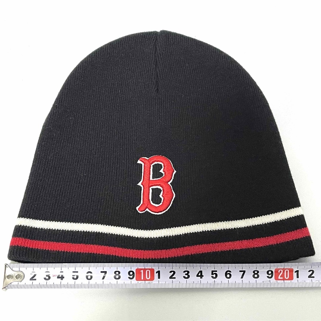 MLB(メジャーリーグベースボール)の【超美品】COOPERSTOWN MLB ボストン レッドソックスロゴビーニー メンズの帽子(ニット帽/ビーニー)の商品写真