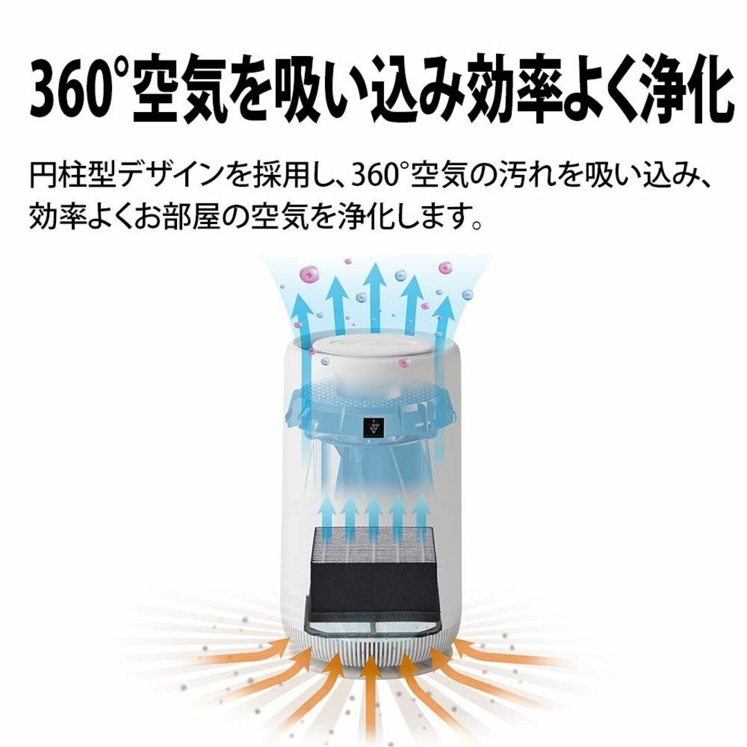 【人気商品】シャープ プラズマクラスター7000搭載 小型 空気清浄機 6畳 パその他