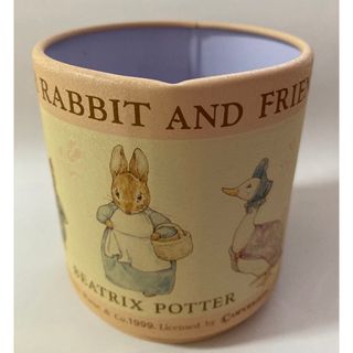 ピーターラビット(PETER RABBIT（TM）)の未使用　1999 ピーターラビット　ペンスタンド　入れ物　ファミリア(キャラクターグッズ)