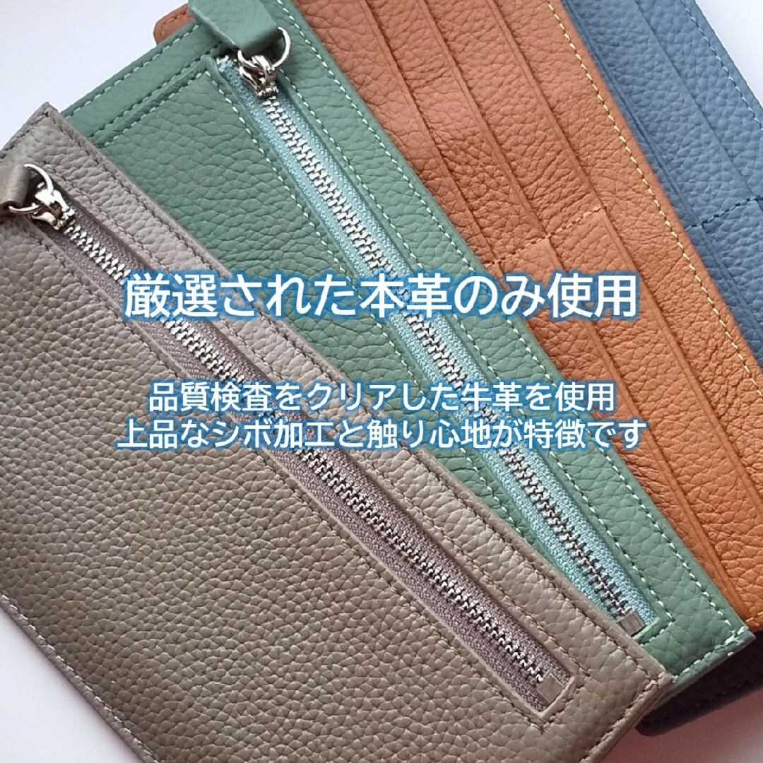 長財布 薄型 薄い レディース メンズ さいふ 小さめ l字 本革 黒 新品 メンズのファッション小物(長財布)の商品写真