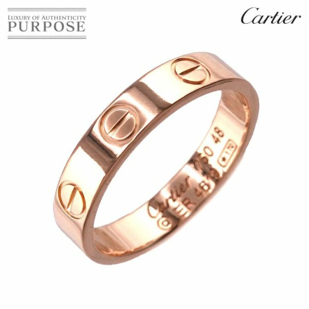 【超美品】Cartier カルティエ ミニラブ 750 K18YG リング 指輪レディース