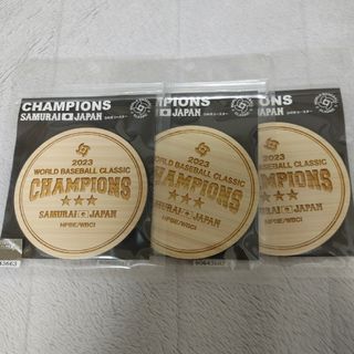 WBC2023　ひのきコースター×3(記念品/関連グッズ)