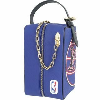 ルイヴィトン(LOUIS VUITTON)のルイヴィトン バッグ メンズ ハンドバッグ セカンドバッグ NBA コラボ ブルー 新品同様 3888(セカンドバッグ/クラッチバッグ)