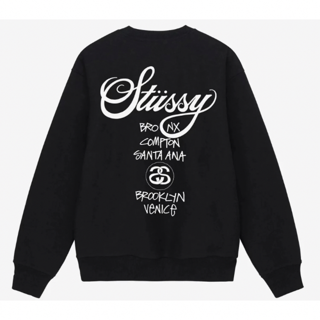 STUSSY(ステューシー)のSTUSSY WORLD TOUR CREW SWEAT ステューシー メンズのトップス(スウェット)の商品写真