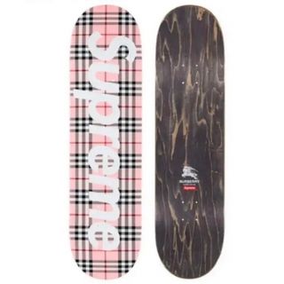 Supreme - supreme burberry skateboard pink 新品未開封