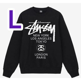 ステューシー(STUSSY)のSTUSSY WORLD TOUR CREW SWEAT ステューシー(スウェット)