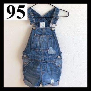 ベビーギャップ(babyGAP)の【美品】95㎝　baby GAP デニムオーバーオール　(パンツ/スパッツ)