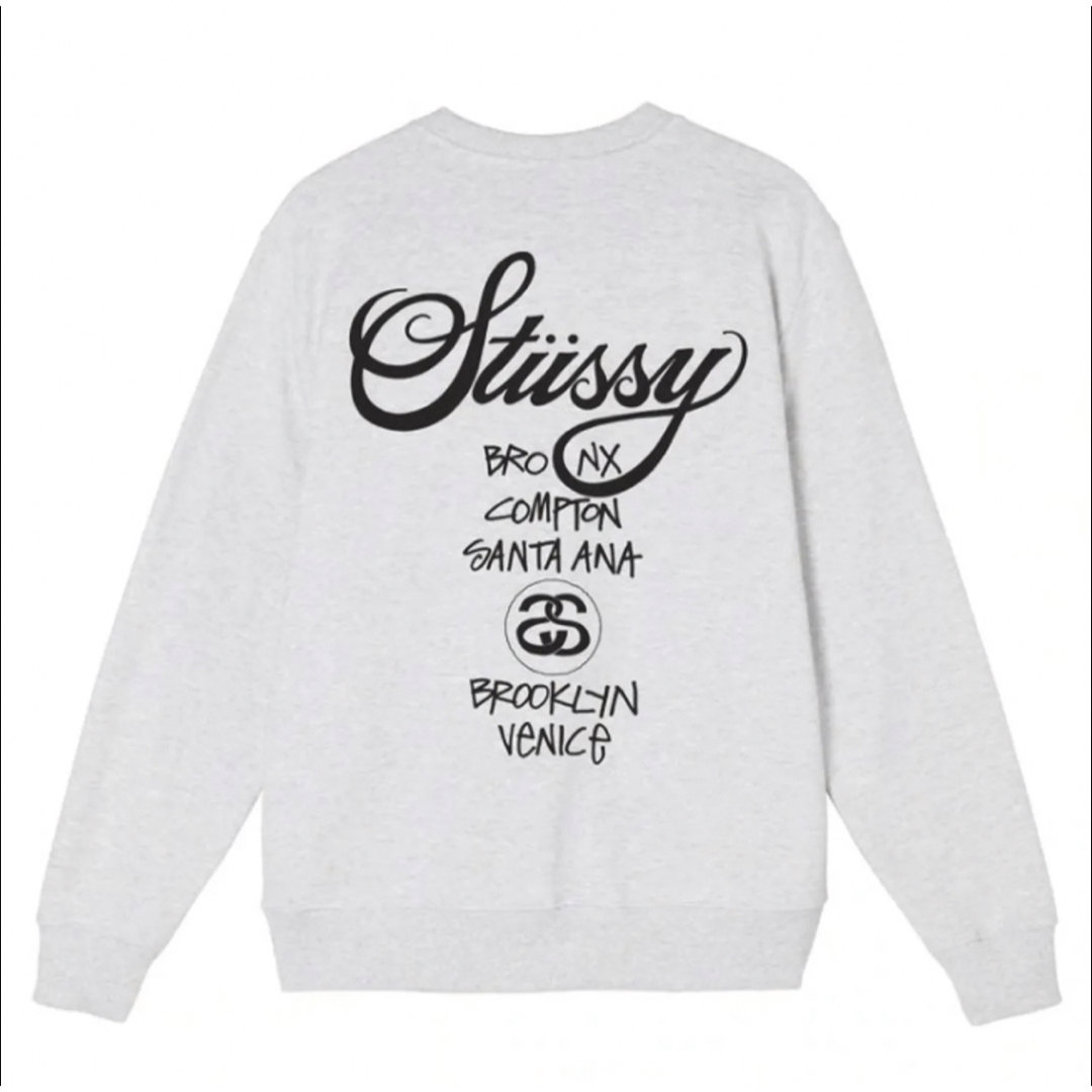 STUSSY(ステューシー)のSTUSSY WORLD TOUR CREW SWEAT ステューシー メンズのトップス(スウェット)の商品写真