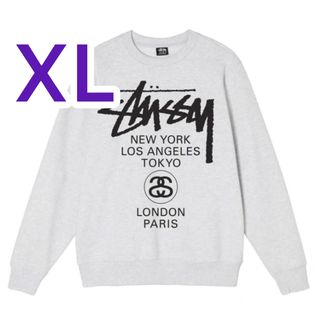 ステューシー(STUSSY)のSTUSSY WORLD TOUR CREW SWEAT ステューシー(スウェット)