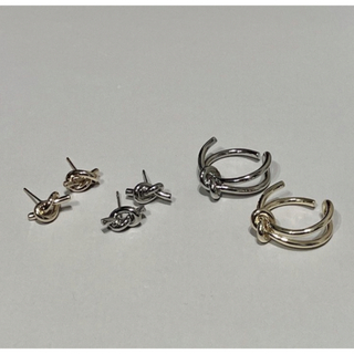 tie pierce & ring set   (ピアス)