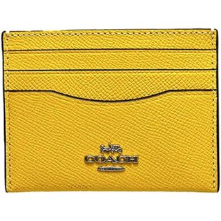 コーチ(COACH)のコーチ COACH カードケース CH145（イエロー）  (名刺入れ/定期入れ)