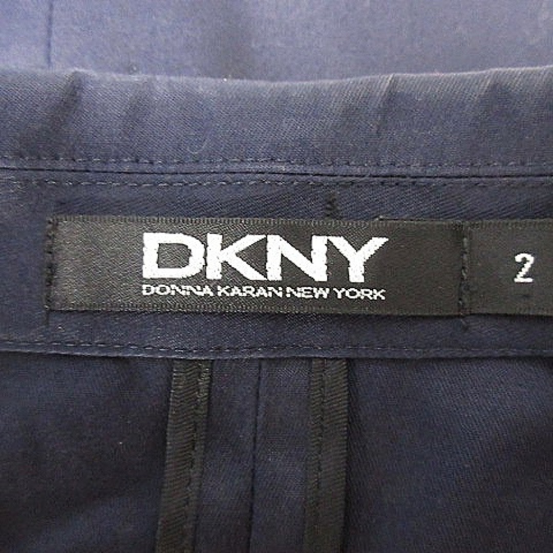 DKNY(ダナキャランニューヨーク)のダナキャランニューヨーク ジャケット テーラード シングル 2 紺 黒 アウター レディースのジャケット/アウター(その他)の商品写真