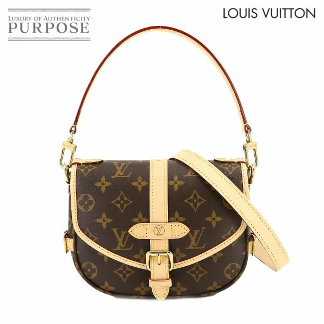 商品管理番号90220240未使用 展示品 ルイ ヴィトン LOUIS VUITTON モノグラム ソミュール BB 2way ハンド ショルダー バッグ ブラウン M46740 VLP 90220240