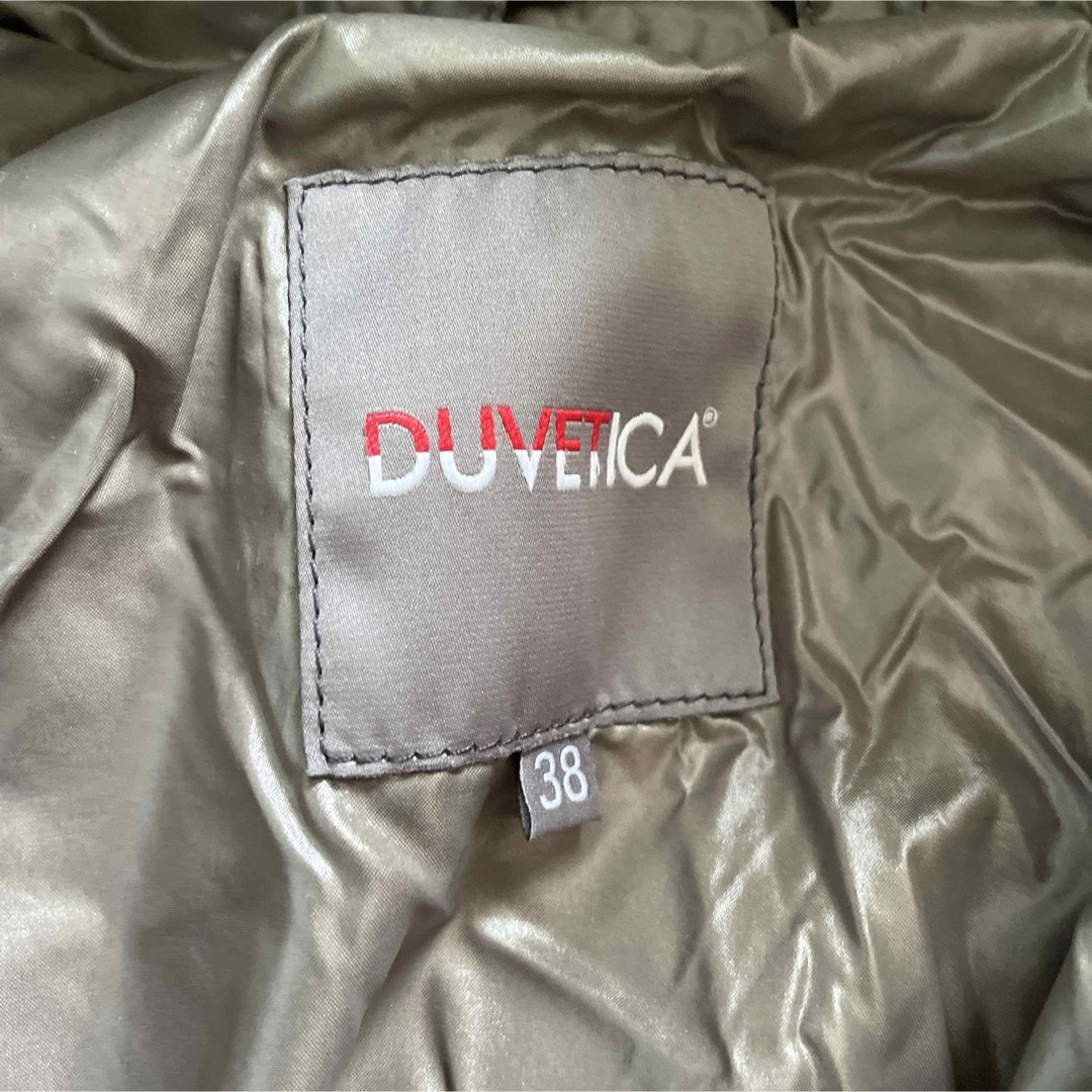 DUVETICA(デュベティカ)の(美品)デュベティカ　ロングダウンコート ブラウン　38  Mサイズ レディースのジャケット/アウター(ダウンコート)の商品写真