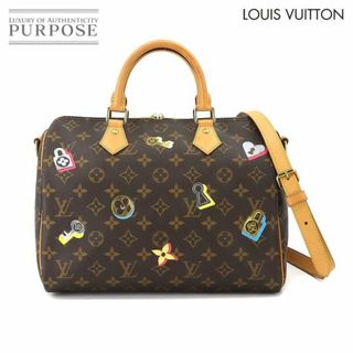 ルイヴィトン(LOUIS VUITTON)のルイ ヴィトン LOUIS VUITTON モノグラム ラブロック スピーディ バンドリエール 30 2way バッグ ブラウン VLP 90220524(ハンドバッグ)