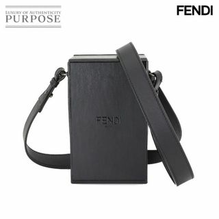 フェンディ(FENDI)の未使用 展示品 フェンディ FENDI 縦型 ボックス ショルダー バッグ レザー ブラック 7VA519 VLP 90220571(ショルダーバッグ)