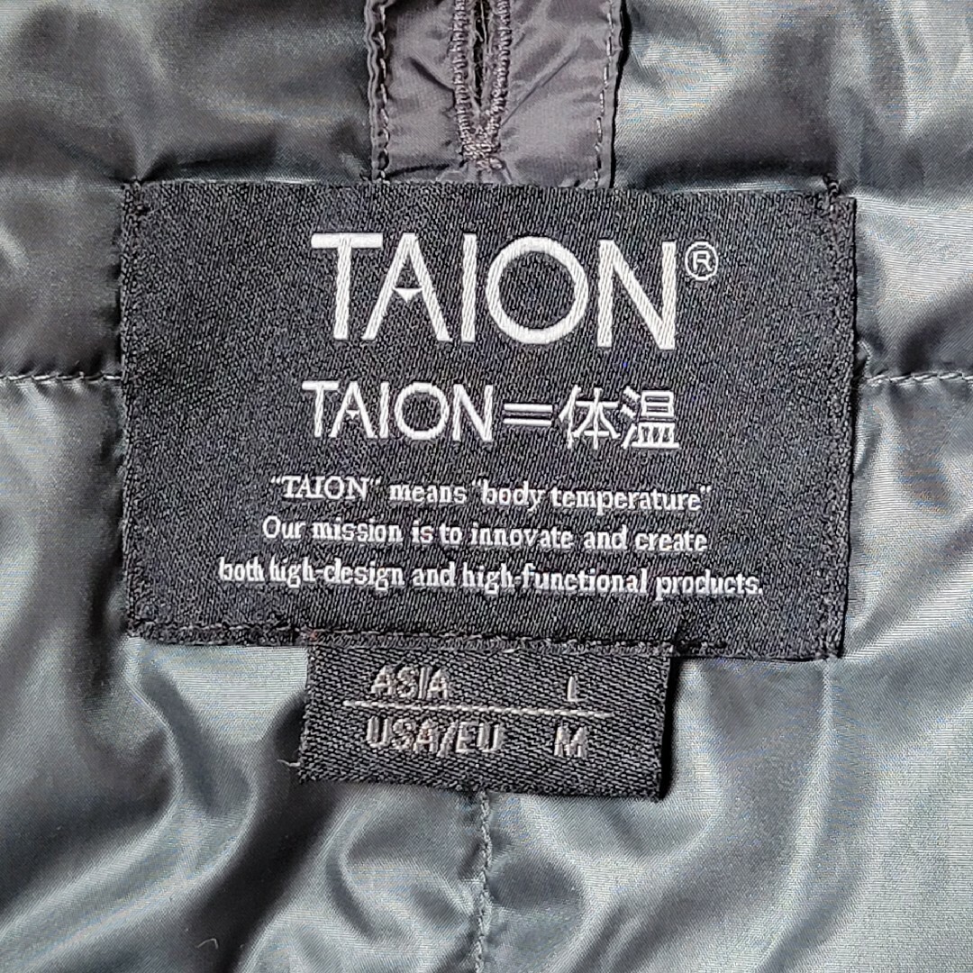 TAION(タイオン)のTAION　【MEN】ベーシック インナーダウンジャケット　L メンズのジャケット/アウター(ダウンジャケット)の商品写真