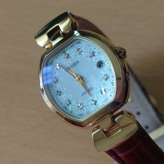 シチズン(CITIZEN)の【訳あり】シチズン エクシード　電波　腕時計　花冠　ES9452-01D(腕時計)