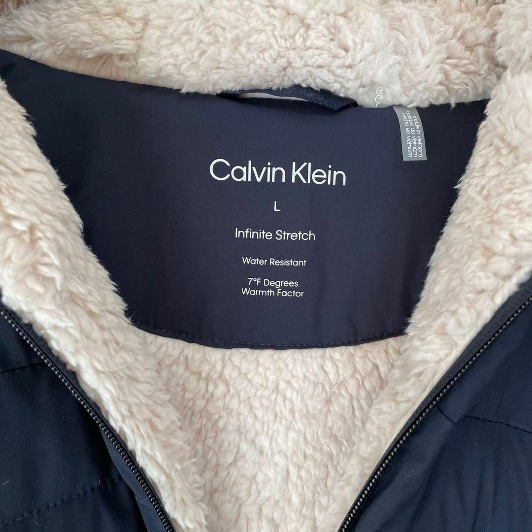 Calvin Klein(カルバンクライン)の海外限定！ カルバンクライン 中綿ジャケット ダウン L ネイビー メンズのジャケット/アウター(ダウンジャケット)の商品写真