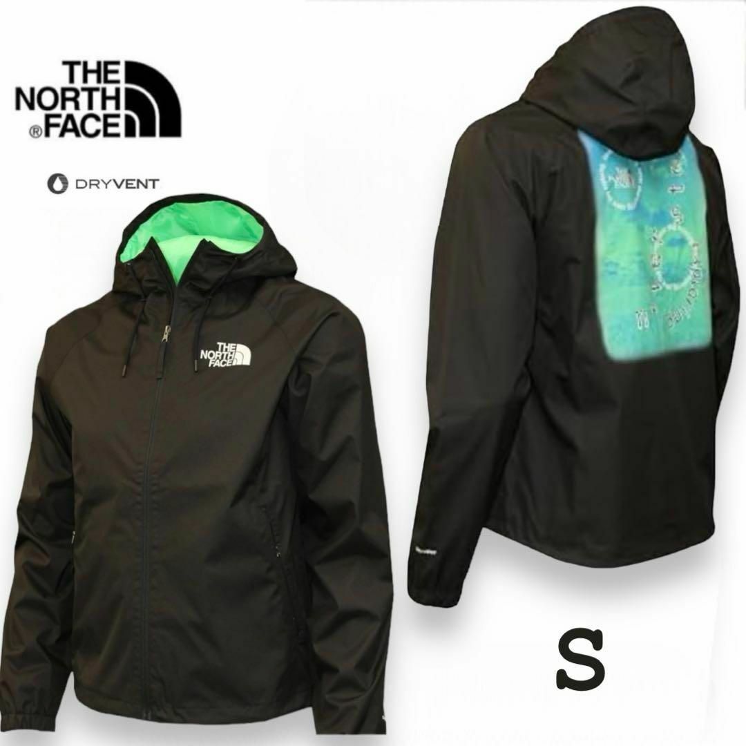 THE NORTH FACE(ザノースフェイス)の海外限定！ノースフェイス メンズ レインジャケット S ブラック ジャケット メンズのジャケット/アウター(ナイロンジャケット)の商品写真