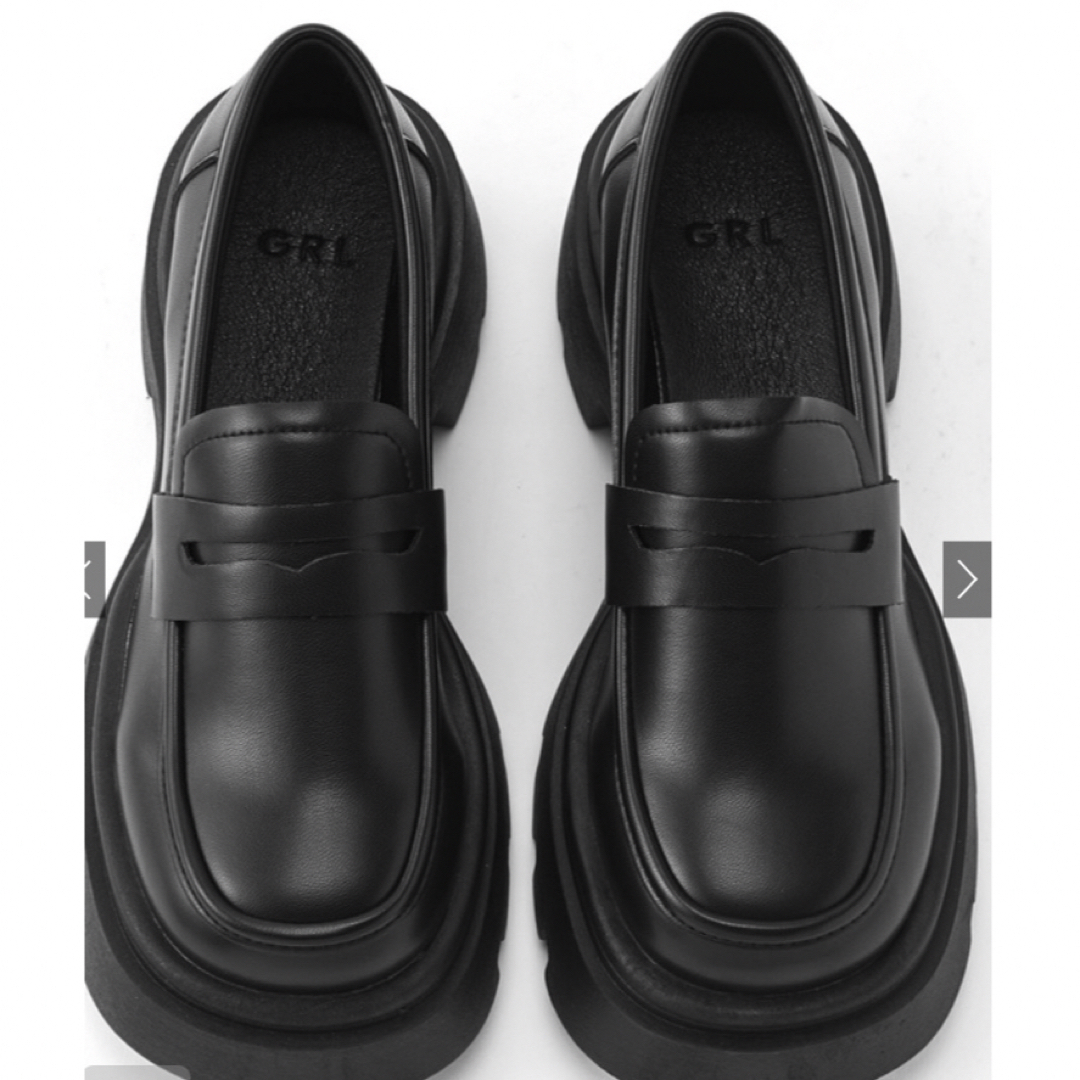 GRL(グレイル)のGRLボリュームソールローファー レディースの靴/シューズ(ローファー/革靴)の商品写真