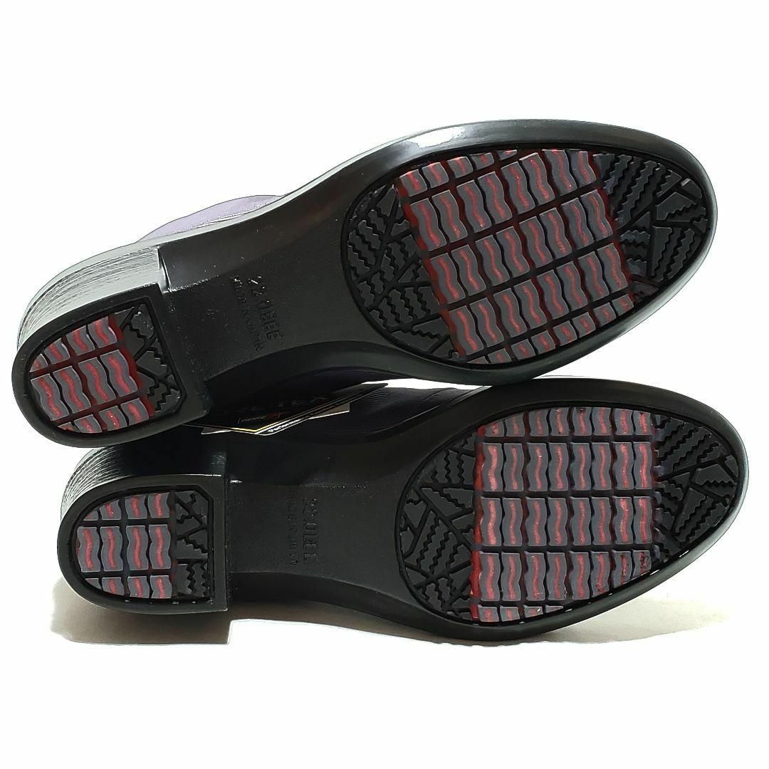 TOP DRY（ASAHI SHOES）(トップドライ)のアサヒコーポレーション　パープル　ショートブーツ　22.0cmEEE　未使用品 レディースの靴/シューズ(ブーツ)の商品写真