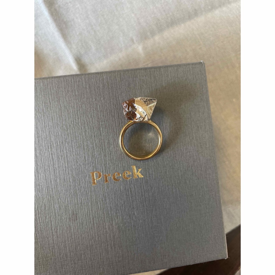 UNITED ARROWS(ユナイテッドアローズ)の＜Preek>CITRINE BIRTHDAY STONE RING SIZE9 レディースのアクセサリー(リング(指輪))の商品写真