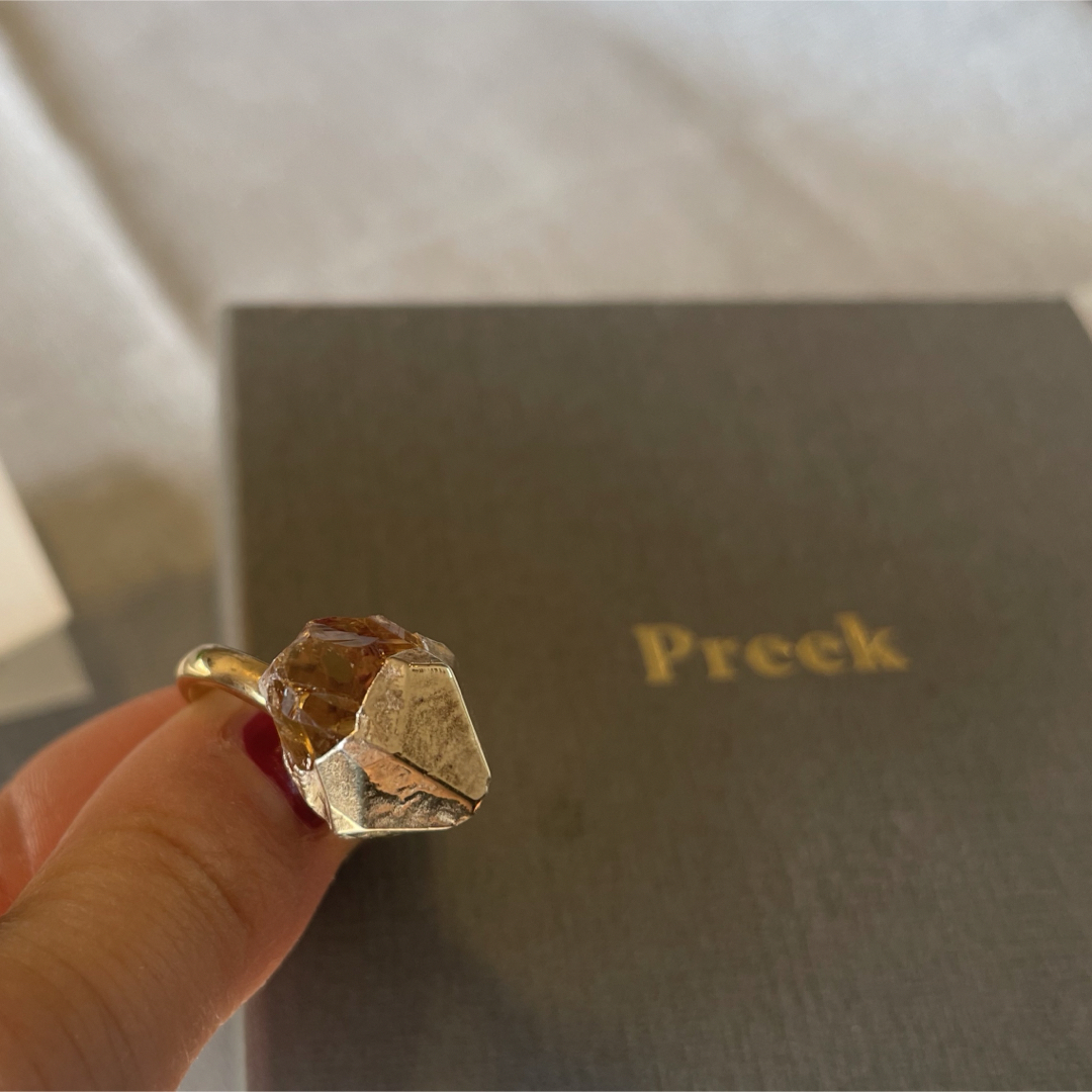 UNITED ARROWS(ユナイテッドアローズ)の＜Preek>CITRINE BIRTHDAY STONE RING SIZE9 レディースのアクセサリー(リング(指輪))の商品写真