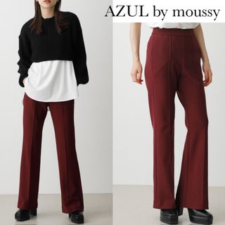 アズールバイマウジー(AZUL by moussy)のアズールバイマウジー センターシーム ヴィーナス パンツ ボルドー(その他)