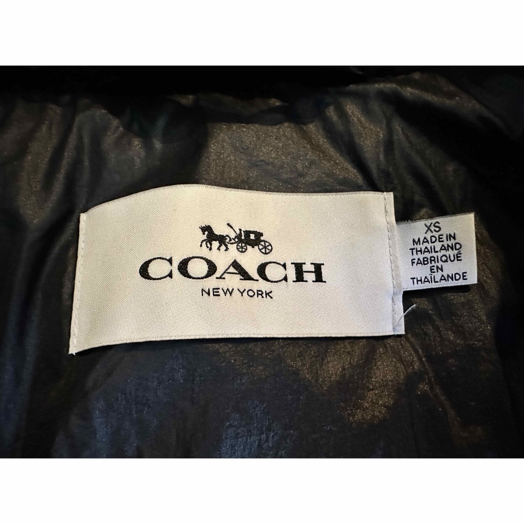 COACH(コーチ)の美品★COACH★ファー付★ロングダウンコート フードなし レディースのジャケット/アウター(ダウンコート)の商品写真